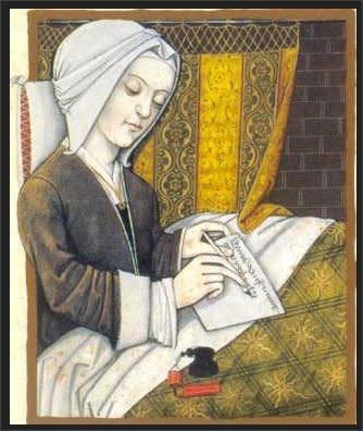 Like Hadewijch, <a href="http://www.christianitytoday.com/ch/1991/issue30/3031.html?start=3">Mechthild of Magdeburg</a>&nbsp;was part of the Beguine community. The German mystic decided at age 22 to devote her life to God and authored a text entitled <i>The Flowing Light of the Godhead</i>. She entered the convent of Helfta in 1270 and used poetry to express her divine revelations. On the first page of The Flowing Light, Mechthild wrote: &ldquo;I have been put on my guard about this book, and certain people have warned me that, unless I have it buried, it will be burnt. Yet, I in my weakness have written it, because I dared not hide the gift that is in it.&rdquo;