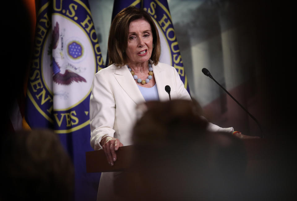 House Speaker Nancy Pelosi (D-Calif.) opposes opening an impeachment inquiry into President Donald Trump. (Photo: Win McNamee via Getty Images)