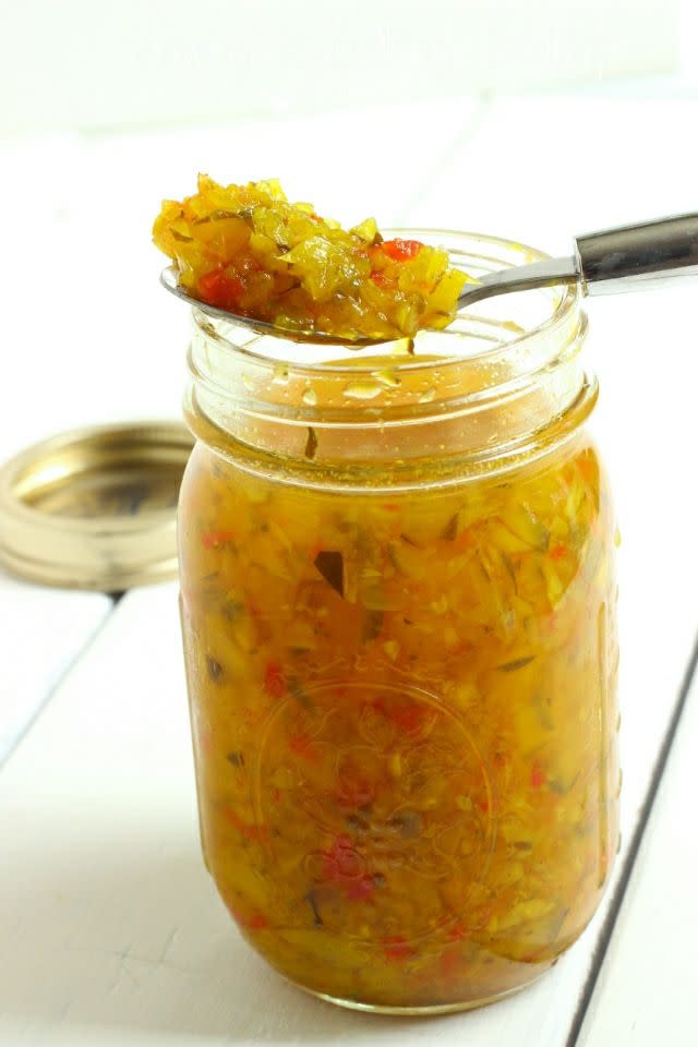 Sweet and Spicy Zucchini Relish