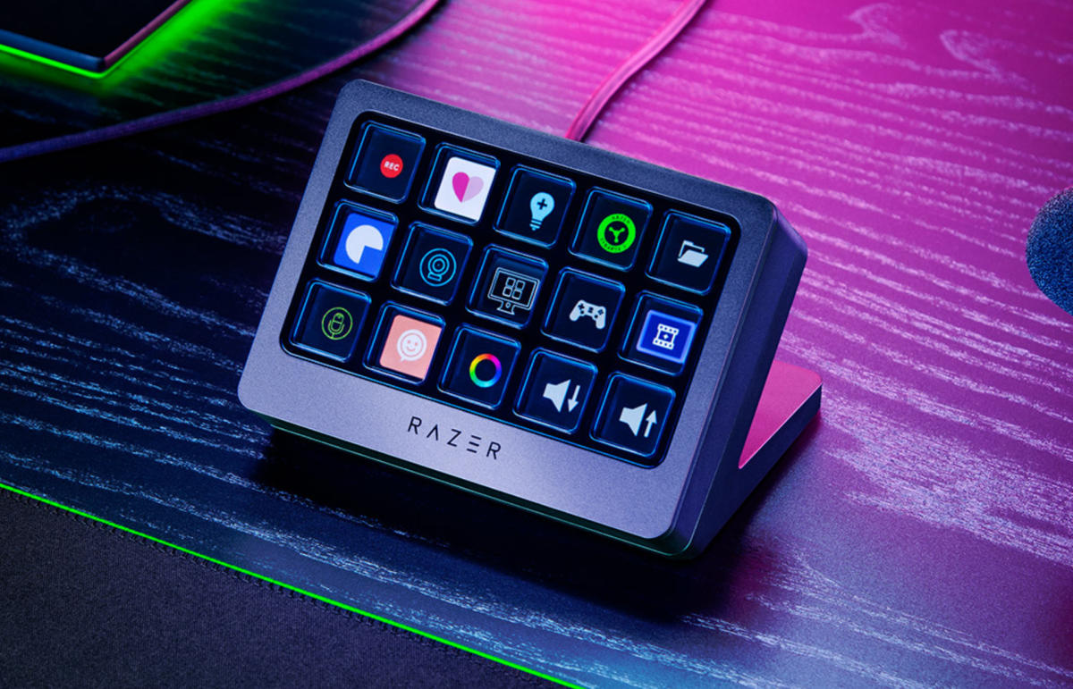 Razer's Stream Controller Takes on Elgato's Stream Deck XL - CNET