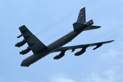 US challenges China's fly zone with B-52 flight