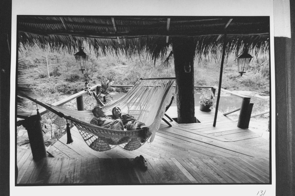 Coppola and his wife Eleanor at their home in Belize