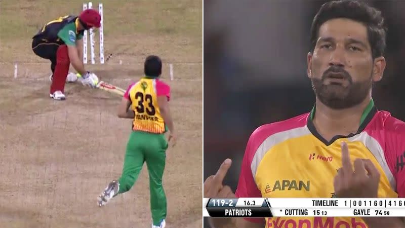 Pakistani bowler Sohail Tanvir has been hit with a fine. Pic: Getty