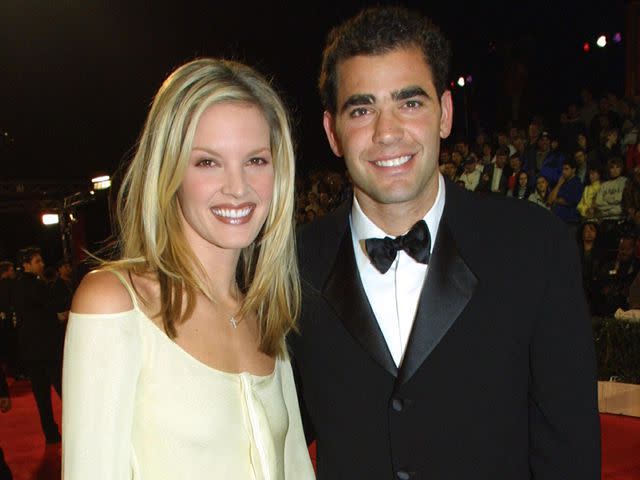 <p>KMazur/WireImage</p> Pete Sampras and Bridgette Wilson during 2001 ESPY Awards.