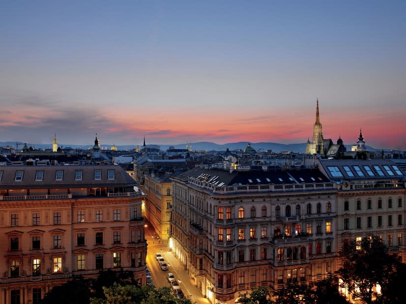 <p><span>Work off that Christmas pud with a running tour through the heart of beautiful Vienna. The Ritz Carlton has a new </span><a rel="nofollow noopener" href="http://www.ritzcarlton.com/en/hotels/europe/vienna/area-activities/running-concierge" target="_blank" data-ylk="slk:Running Concierge" class="link "><span>Running Concierge</span></a><span>, so guests can pound the city's streets with a jogging partner and guide on hand to point out the best highlights and share fascinating stories during the 3.5-mile route. Rates from £245 (€286) per room, per night. [Photo: Ritz Carlton]</span> </p>