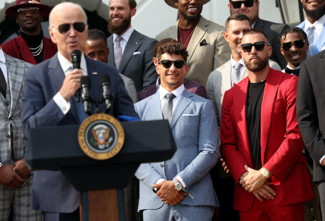 Super Bowl Champs Patrick Mahomes and Travis Kelce Don Rolex