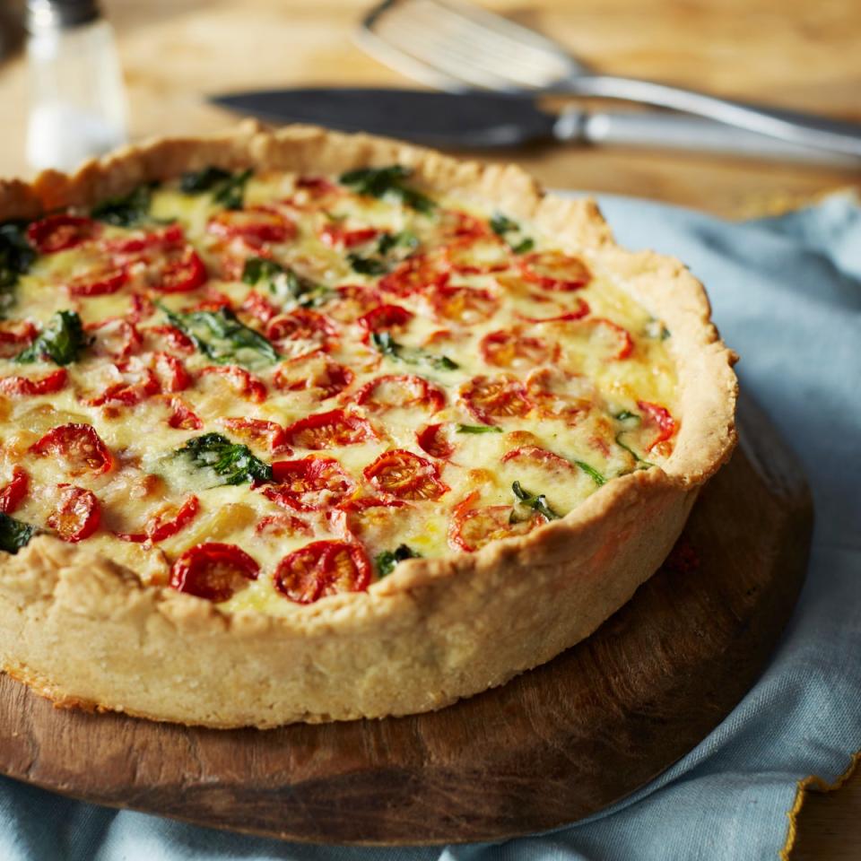 This quiche is perfect for a picnic (British Tomato Fortnight)