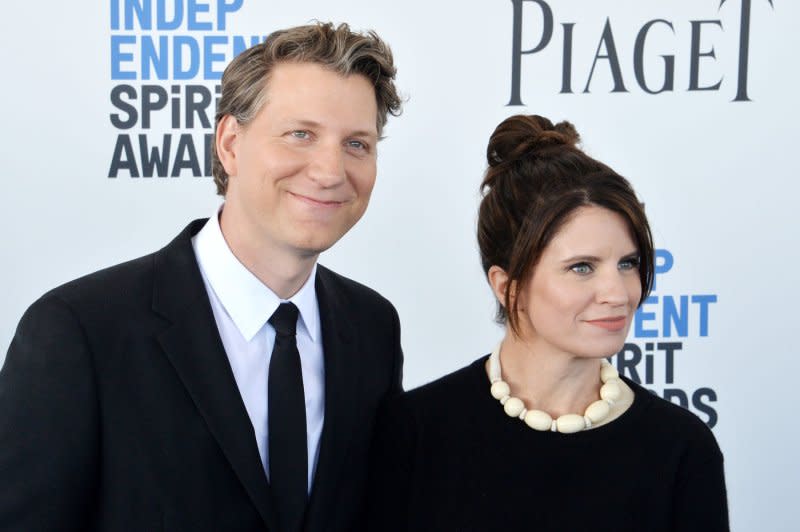 Jeff Nichols, seen with Missy Nichols, has his latest film "The Bikeriders" at Telluride. File Photo by Jim Ruymen/UPI