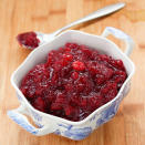 <p>Instead of opting for the way-too-sweet stuff that <a rel="nofollow noopener" href="http://www.redbookmag.com/food-recipes/a40800/cranberry-sauce-cans-upside-down/" target="_blank" data-ylk="slk:comes in a can;elm:context_link;itc:0;sec:content-canvas" class="link ">comes in a can</a>, make a better-tasting version with just five ingredients in 10 minutes. </p><p><strong>Get the recipe at <a rel="nofollow noopener" href="http://hewontknowitspaleo.com/recipe-items/cranberry-sauce/" target="_blank" data-ylk="slk:He Won't Know It's Paleo;elm:context_link;itc:0;sec:content-canvas" class="link ">He Won't Know It's Paleo</a>. </strong></p>