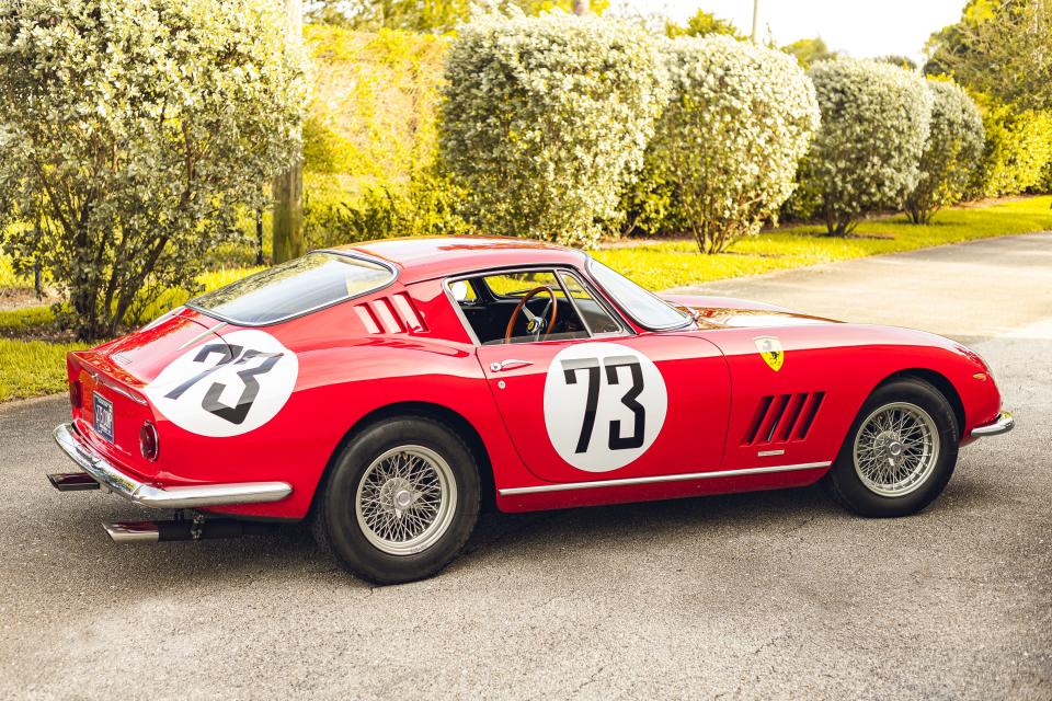 This 1966 Ferrari 275 GTB/C Comp, which will be featured in Sculpture in Motion at the Ann Norton Sculpture Gardens on Saturday, is one of only 12 made by Ferrari to compete in the 1960s.