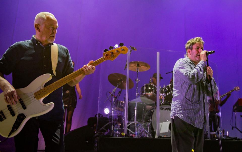 Horace Panter and Terry Hall of The Specials perform at The Roundhouse in London on the penultimate night of their 2021 UK tour - Redferns