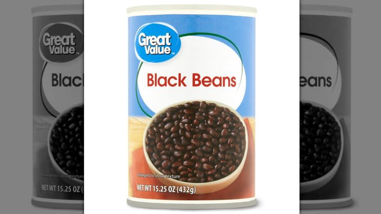 Great Value Black Beans can