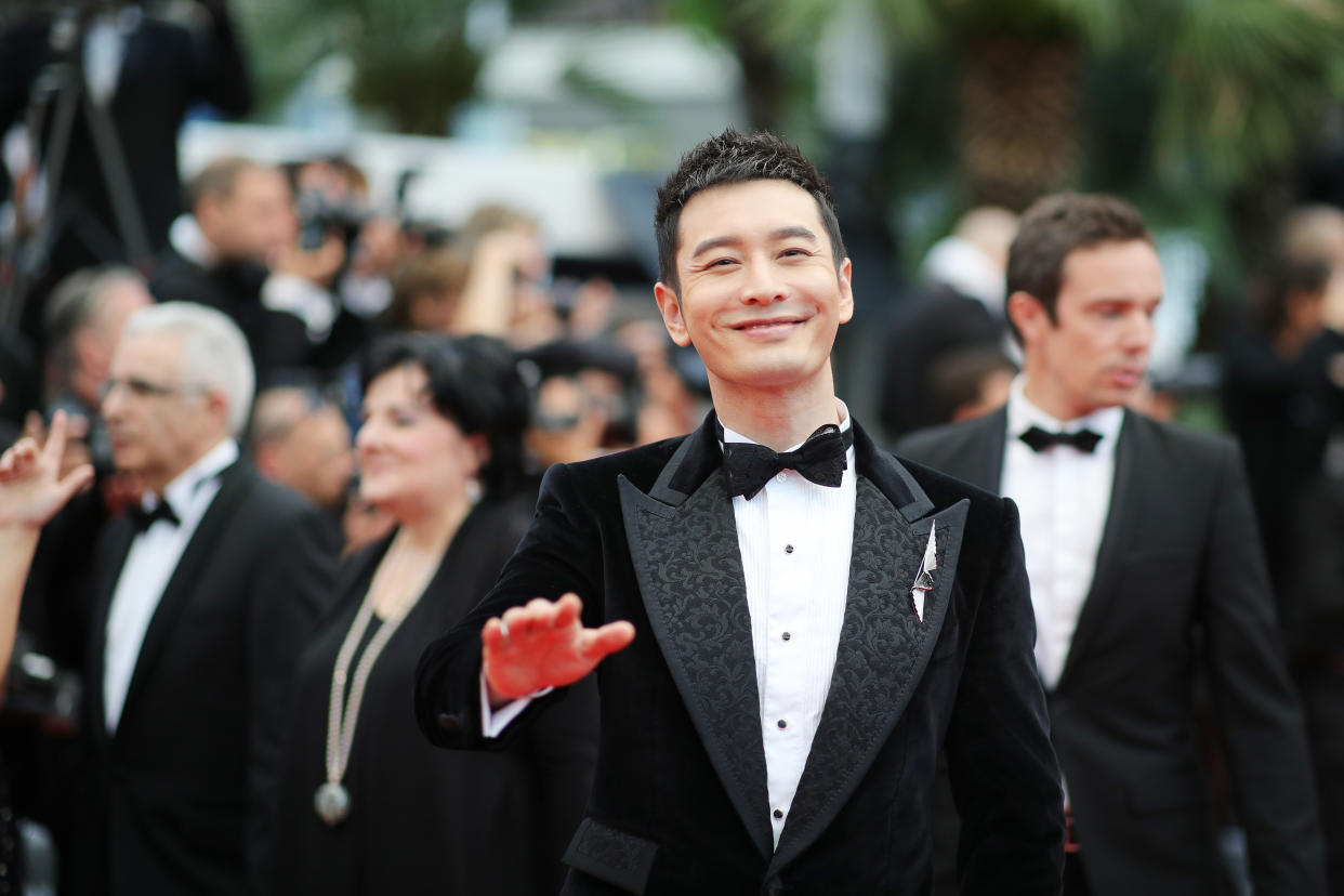 CANNES, FRANCE - MAY 16: Huang Xiao Ming attends the screening of 