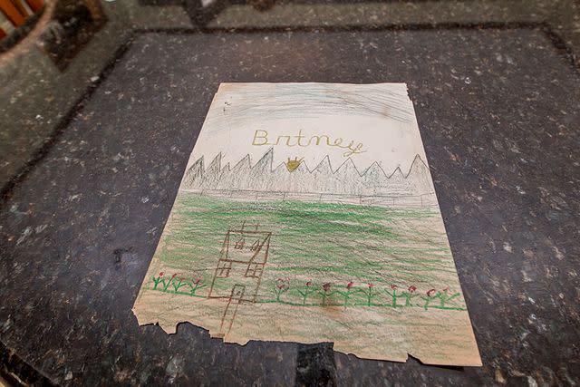 <p>Nicole Pittman</p> A drawing Spears did as a child