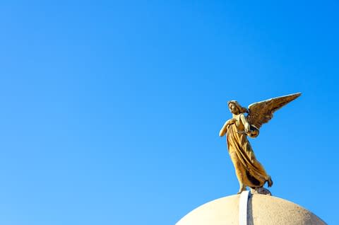 A memorial at the famous Recoleta cemetary - Credit: GETTY