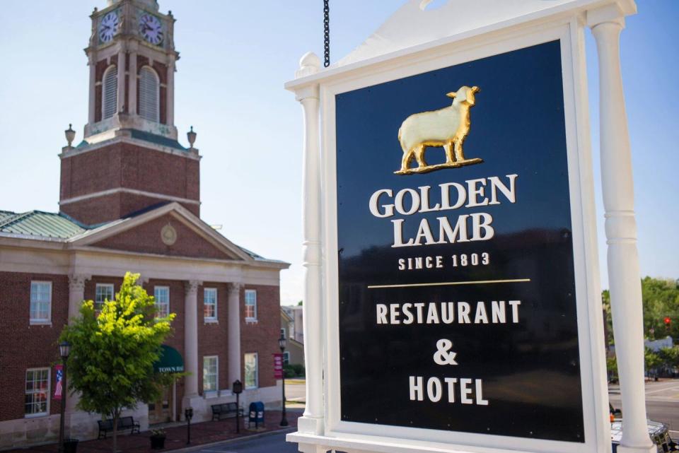 <p>Dating back to 1803, <a href="https://www.tripadvisor.com/Restaurant_Review-g50541-d394879-Reviews-The_Golden_Lamb_Restaurant-Lebanon_Ohio.html" rel="nofollow noopener" target="_blank" data-ylk="slk:The Golden Lamb;elm:context_link;itc:0;sec:content-canvas" class="link ">The Golden Lamb</a> is the oldest continuously operated hotel and restaurant in the state. Distinguished guests included 12 different U.S. presidents, Harriet Beecher Stower, and more. Antique furniture decorates the themed dining rooms, where visitors dig into fried-chicken dinners and the famous sauerkraut balls. Don't knock em 'til you try em!</p>