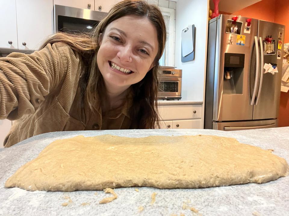 selfie with the dough