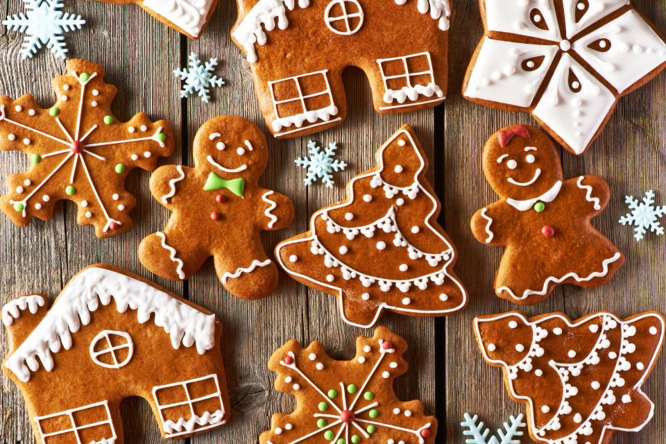 Christmas gingerbread cookies