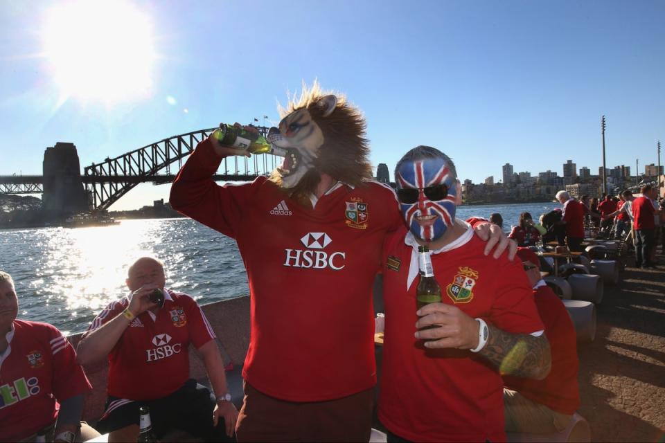 The return of travelling fans should enrich the Lions’ time in Australia (Getty)