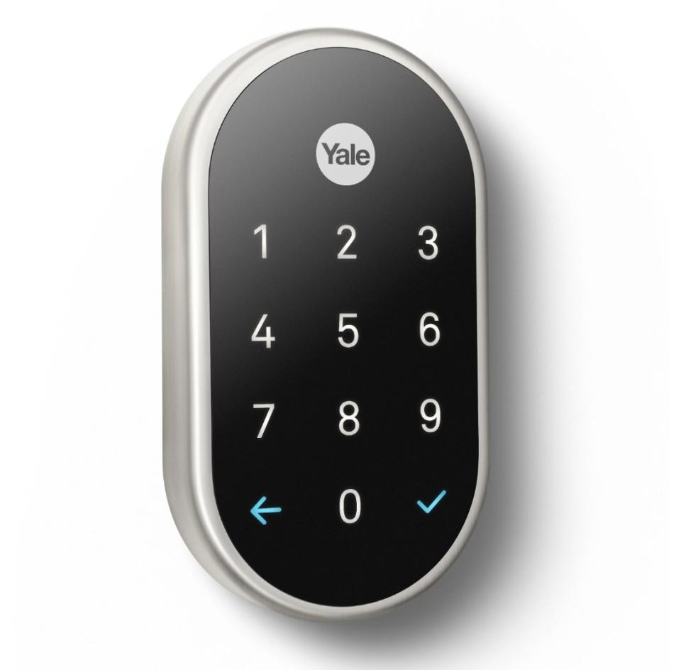 a black smart lock