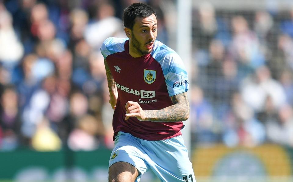 Burnley's Dwight McNeil during the Premier League match between Burnley and Wolverhampton Wanderers at Turf Moor on April 24, 2022 in Burnley, United Kingdom - Transfer notebook: Everton in advanced talks with Burnley over £15m deal for Dwight McNeil - GETTY IMAGES