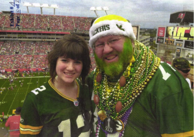 A Packers fan is suing the Bears over his right to wear Packers clothes