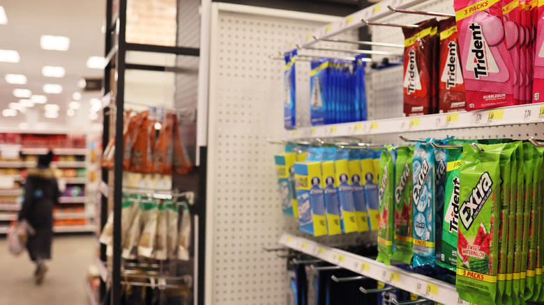 gum display at store