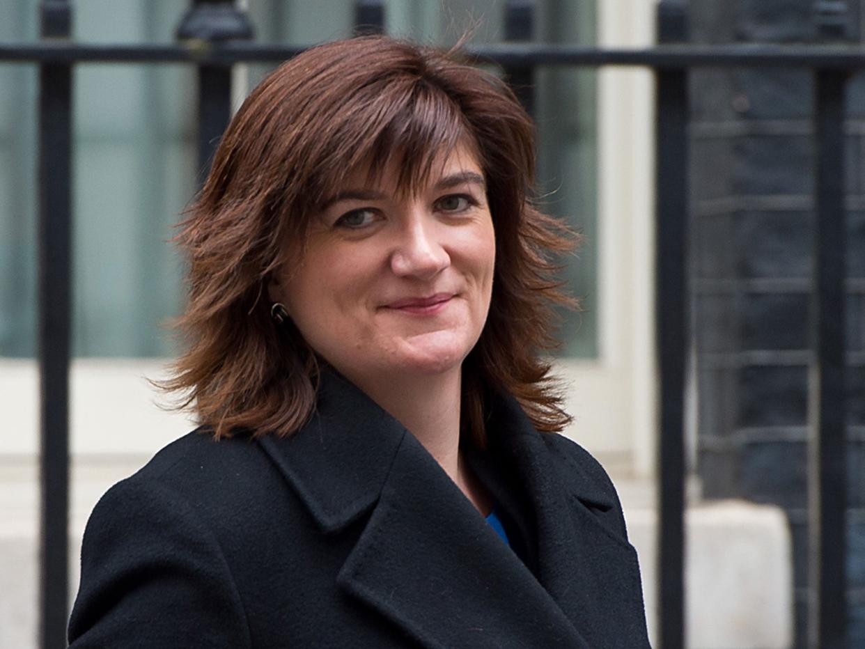 Former education secretary Baroness Nicky Morgan was “frustrated” at lack of funding for rebuilding ageing schools (Getty)