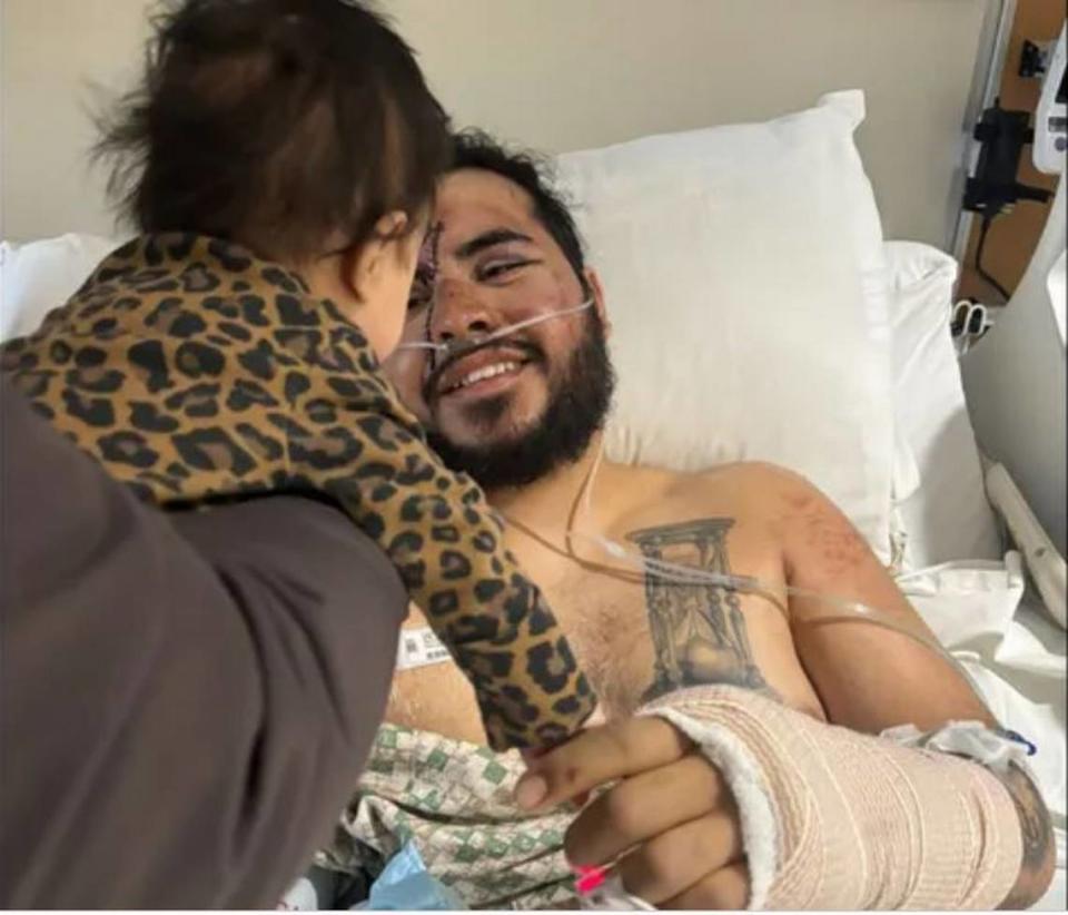 Pedro Lopez Jr. was among those injured in the Boise hangar collapse.