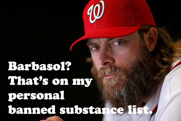 R.I.P Werth's Beard -- Again  Beard, Jayson werth, Gorgeous men