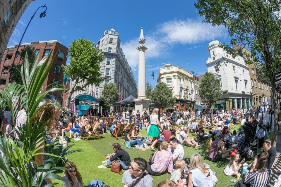 Visit Seven Dials, one of London’s most historical districts, on Saturday 29 June for Festival 30 – a free one-day event celebrating three decades of the area’s iconic Sundial Pillar and the conservation efforts of the Seven Dials Trust.Celebrating craft, community, shopping and food, there’s something for everyone in this vibrant neighbourhood nestled between Covent Garden and Soho.Experience the traffic-free streets of Seven Dials like never before: creative hub, CREOATE, will be running free workshops across the whole of Neal Street, including necklace-making and pottery painting; stencil sundial-inspired designs with illustrator Toby Morison and get in the festival spirit with eco-friendly glitter face makeovers from Shine Shack. After getting a free cocktail at the Monmouth Kitchen pop-up bar, visit Shorts Gardens where KERB will be showcasing an array of food vendors from their highly-anticipated bricks-and-mortar debut, Seven Dials Market.Then enjoy lunch al fresco on the pop-up lawn around the dial from over 50 independent restaurants, cafés and bars including Canela, Redemption, Homeslice and special on-the-day activations from The Escapologist, Flesh & Buns and Boki.Jordan Collyer of festival favourite DJs The Collyer Twins will be on the decks, and listen out for live acoustic pop covers and a variety of street performers throughout the day.Festival 30 is a great opportunity to soak up the area’s unique vibe – and make the most of the fantastic fashion, beauty and lifestyle shops, with over 90 to choose from. As well as special customisation options at Superga, DIESEL and Dr Martens, there are great promotions and discounts* of up to 30% off at brands including Miller Harris, Caudalie, Dinny Hall, Laura Lee Jewellery, Farah, Duke & Dexter, Knomo and more. Why would you want to be anywhere else?To find out more, and to register for your free ticket and event map, visit sevendials.co.uk/festival30To keep up to date with the latest news about Festival 30 and other events in Seven Dials, follow @7dialsLondon festival30 SevenDials on social media. The nearest tube stations to Seven Dials are Covent Garden and Leicester Square​.*Terms apply, visit sevendials.co.uk/festival30 or individual retailers for details