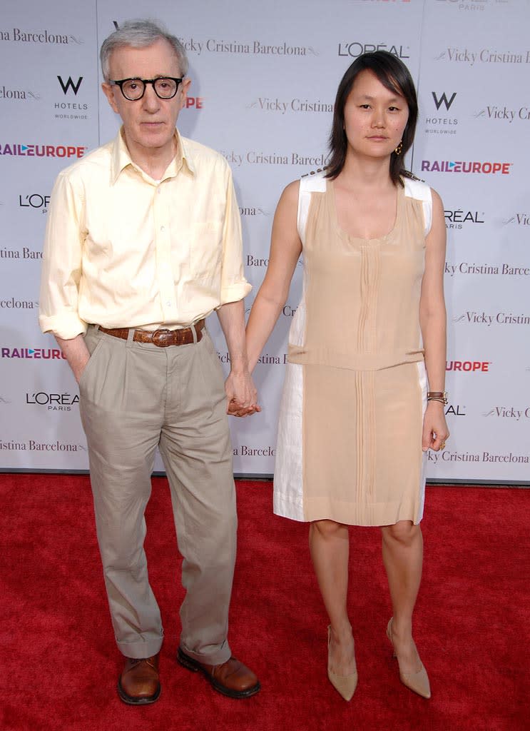 Vicky Cristina Barcelona Premiere LA 2008 Woody Allen Soon-Yi