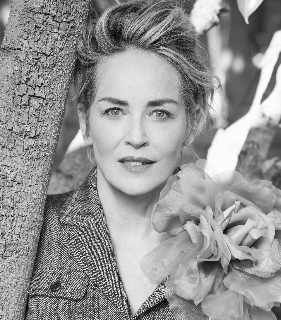 Sharon Stone in the author photo of "The Beauty of Living Twice." Stone says she might write another book someday. "When Shirley MacLaine started writing her books, everybody thought she was so kooky. And now, you know, the things that she's written are so normal to us," says Stone.