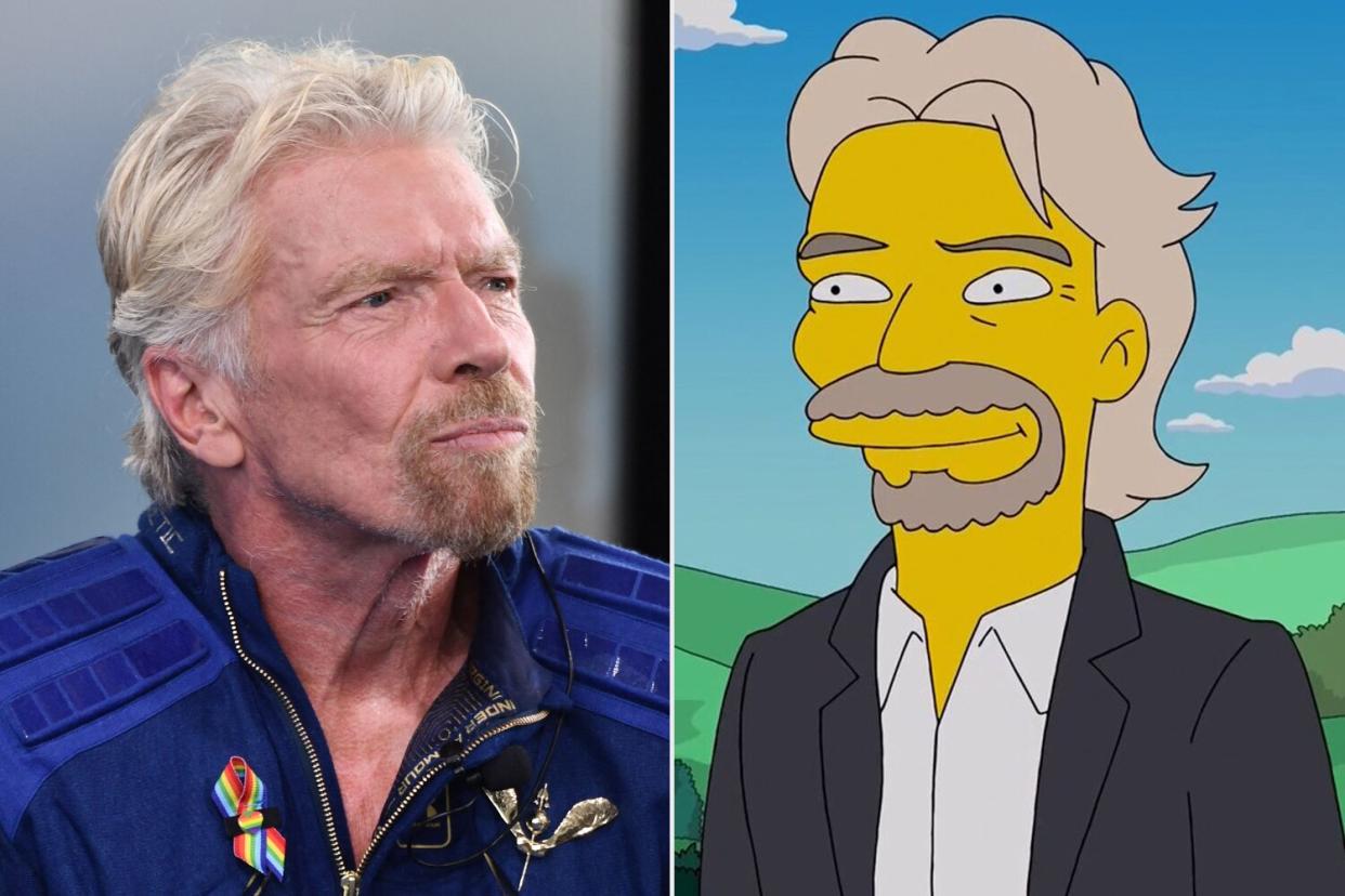 Sir Richard Branson; The Simpsons