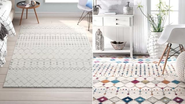 This simple rug will work in virtually any space.