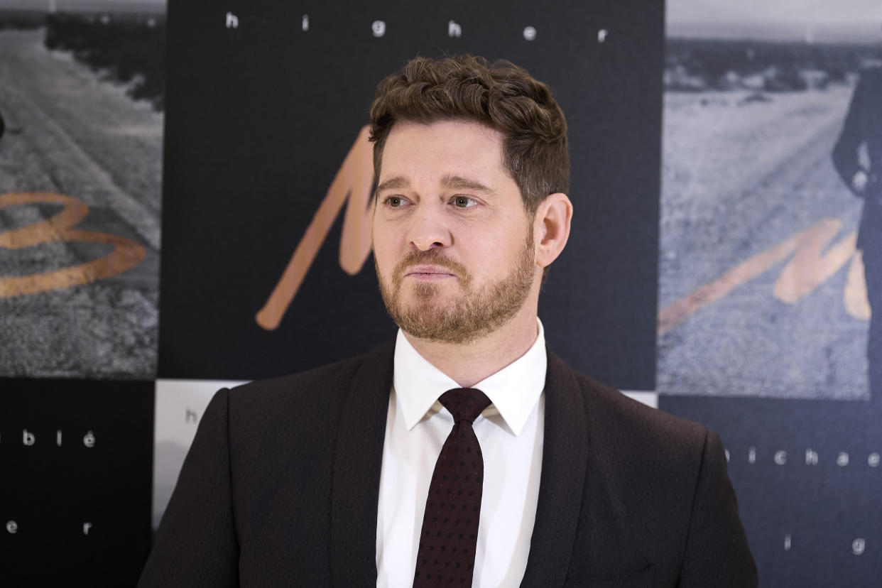 Michael Bublé is taking the time to appreciate the moments he spends with his family. (Photo by Carlos Alvarez/Getty Images)