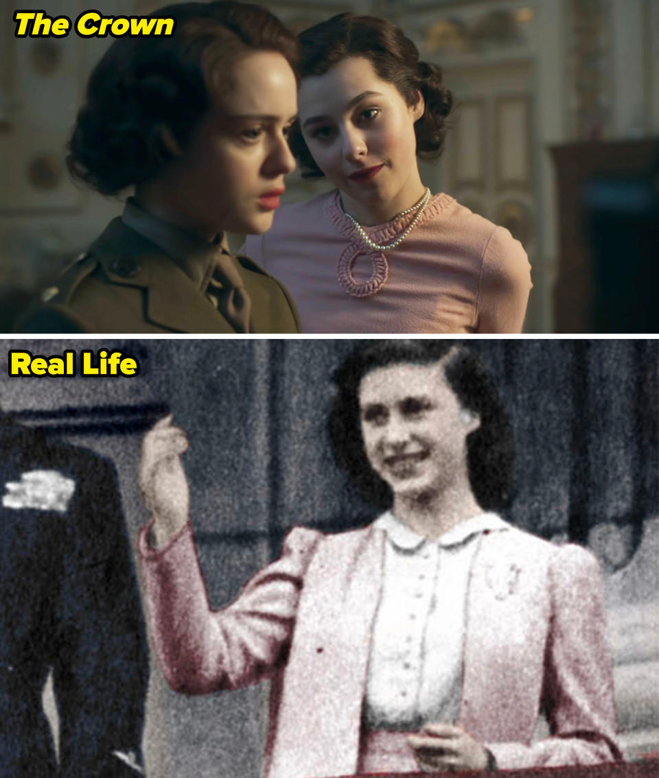 Princess Margaret in real life vs. "The Crown"