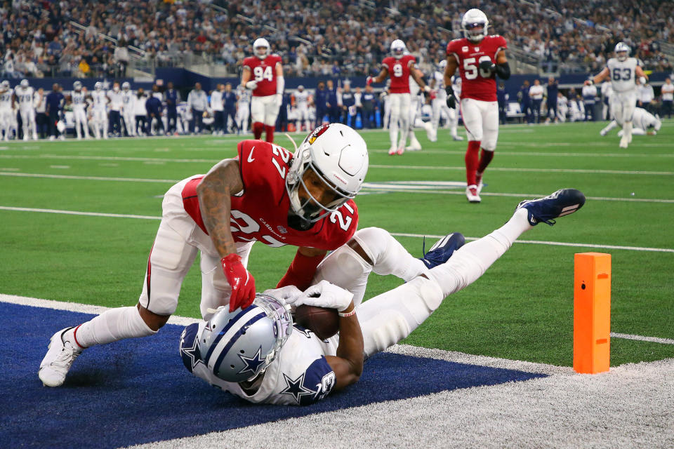 Michael Gallup of the Dallas Cowboys