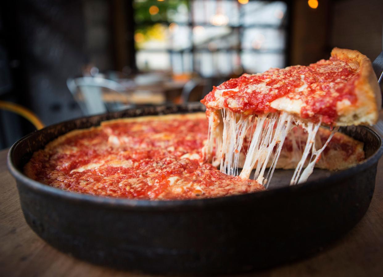 Lou Malnati's Pizzeria serves classic Chicago deep-dish pies.