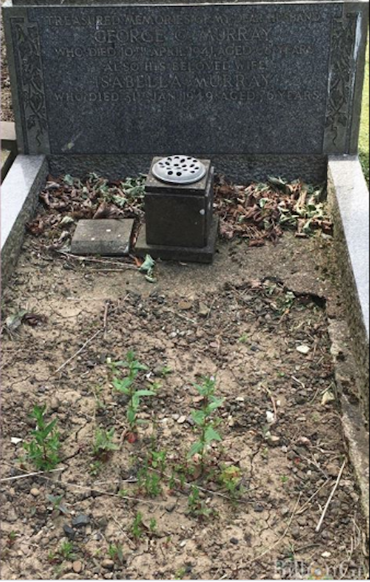 Reserve Constable George Murray's grave at Preston Cemetery in North Shields. (NORTHUMBRIA POLICE)