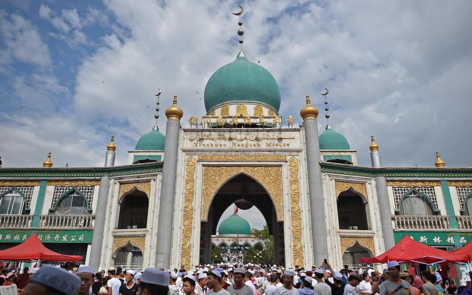 The Nanguan Mosque in Yinchuan City pictured in 2015 - Xinhua / Alamy Stock Photo 