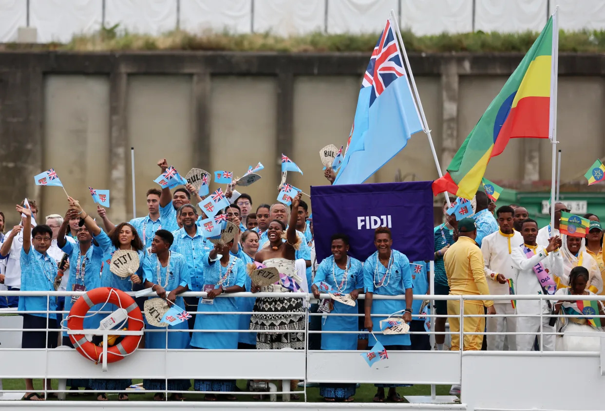 ‘Tiny island, biggest hearts’: Internet moved to tears as Team Fiji unites nations at Paris Olympic Village with heavenly singing