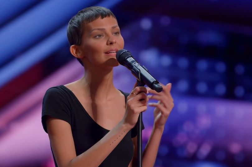 Jane "Nightbirde" Marczewski received the Golden Buzzer from Simon Cowell