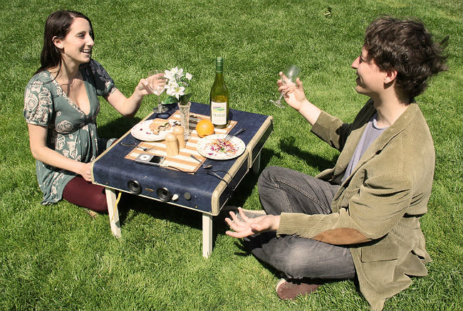 Suitcase Picnic Table