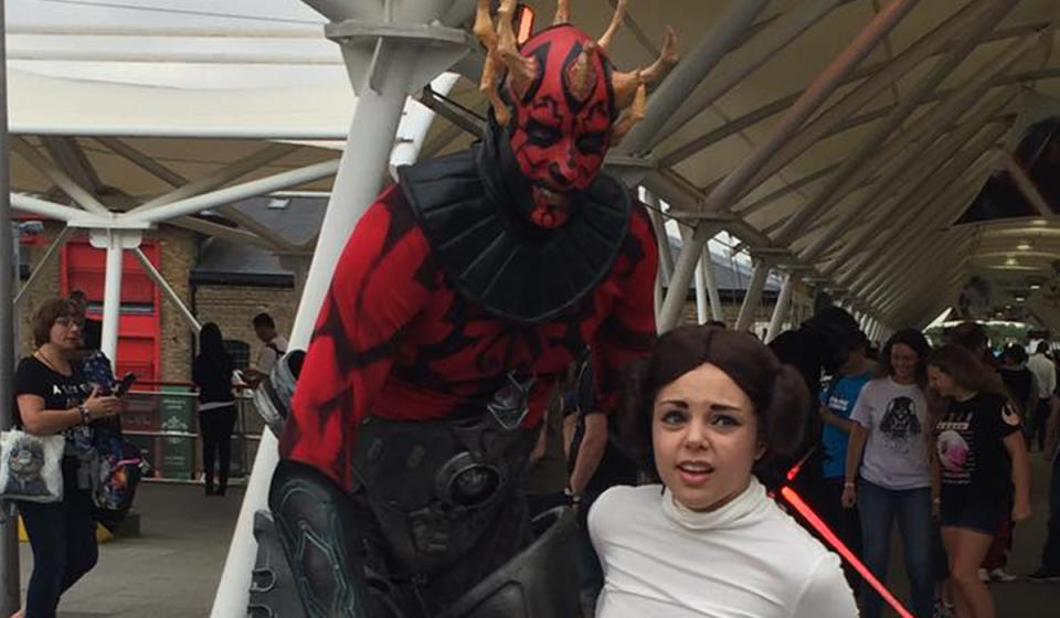 Cybernetic Darth Maul and Princess Leia