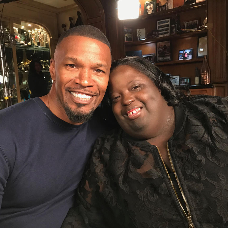 Jamie Foxx and his sister (Courtesy of Kate Snow)