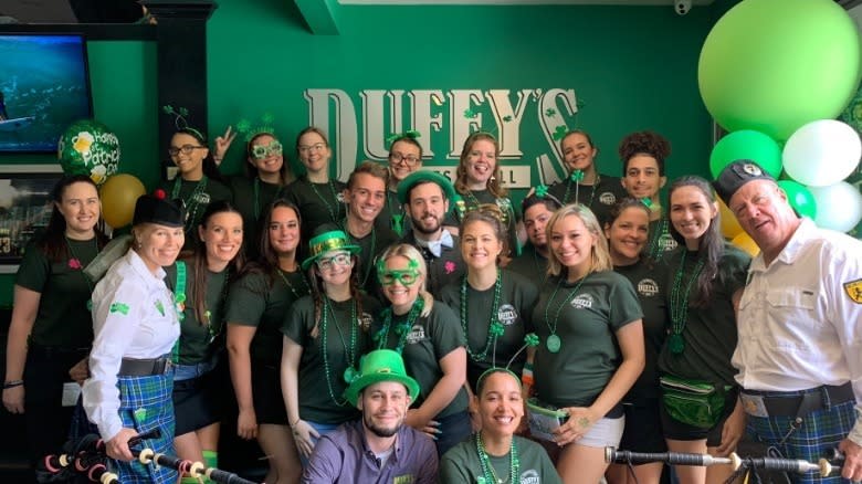 Duffy's Sports Grill on St. Patrick's Day