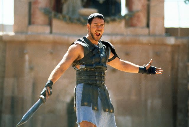 Universal/Getty Russell Crowe in <i>Gladiator</i>, 2000