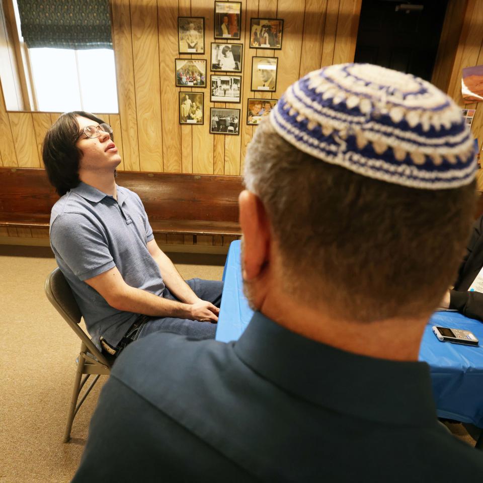 Rabbi Colman Reaboi at Congregation Agudath Achim speaks with Justin Andrews about what was going through his mind when he did what he did and how he found redemption.