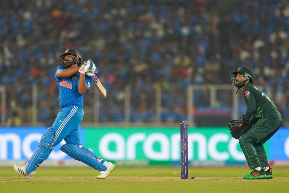 India take on Pakistan at the T20 World Cup  (EPA)